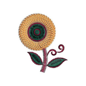 Designer Fashion Patch Embroidery Design 15207