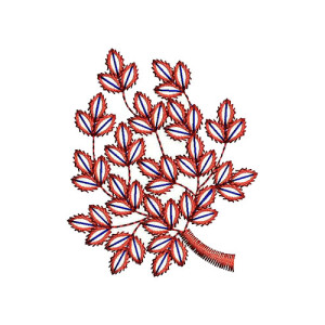 Traditional Indian Saree Patch Embroidery Design 15212