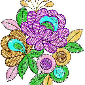 Europe Traditional Fashion Style Embroidery