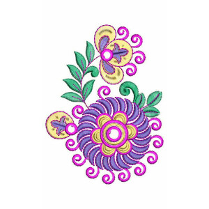Amazing Applique Design In Embroidery 1525