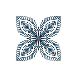 Unique Embroidery Applique Design 15549