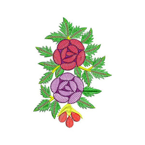 Palm leaf Bold Embroidery Patch