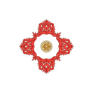 Tablecloth Embroidery Applique Design