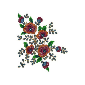 Embroidery Flower Pattern
