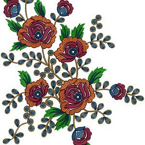 Embroidery Flower Pattern