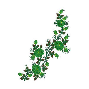 Fancy Fine Embroidery Wall Art Design 15828