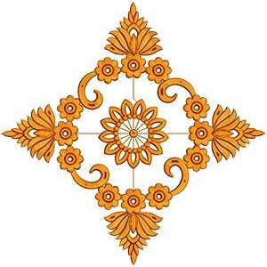 Wall Art Embroidery Design 15859