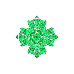 Flower Wall ART Embroidery Design 15860