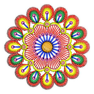 Sequined Tunic Shirt Tee Top Adora Patch Design