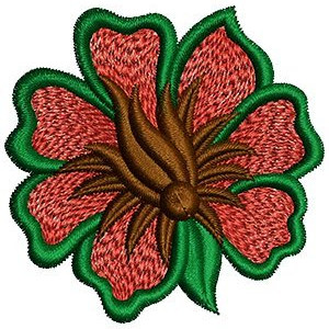 Flower Patch Embroidery Design 16385