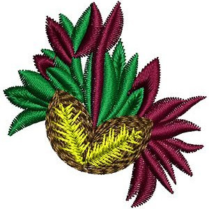 Indian Stylish Embroidery Applique Design 16387