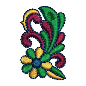 Wedding Fashionable Embroidery Patch Design 16392