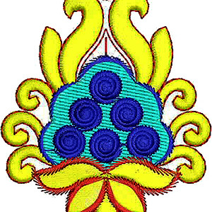 Indian Designer Saree Embroidery Design 16479