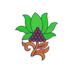 Applique Pair Bridal Embroidery Design 16550