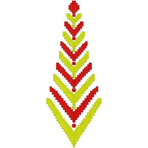 Autumn Fashion Chains Embroidery Design 16559