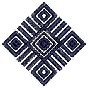 Batik Dress Applique Embroidery Design 16616