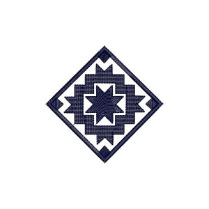 Traditional French Applique Embroidery Design 16618