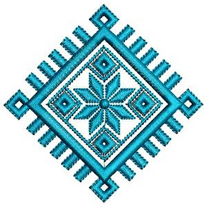 Apron Applique Embroidery Design 16620