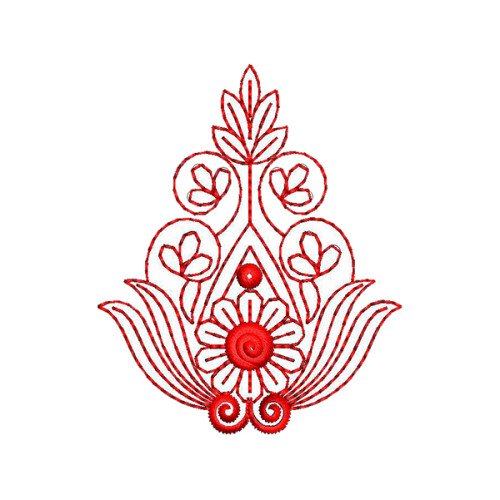 Applique Embroidery Design 16624