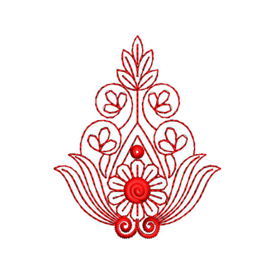 Applique Embroidery Design 16624