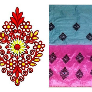 Luxury Fancy Embroidery Design 16696