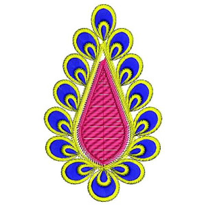 Window Curtains Embroidery Design 16697