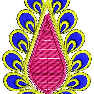 Window Curtains Embroidery Design 16697