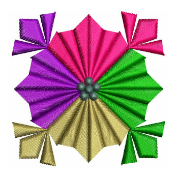 Decorative Applique Embroidery Design 16758