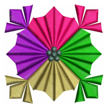 Decorative Applique Embroidery Design 16758