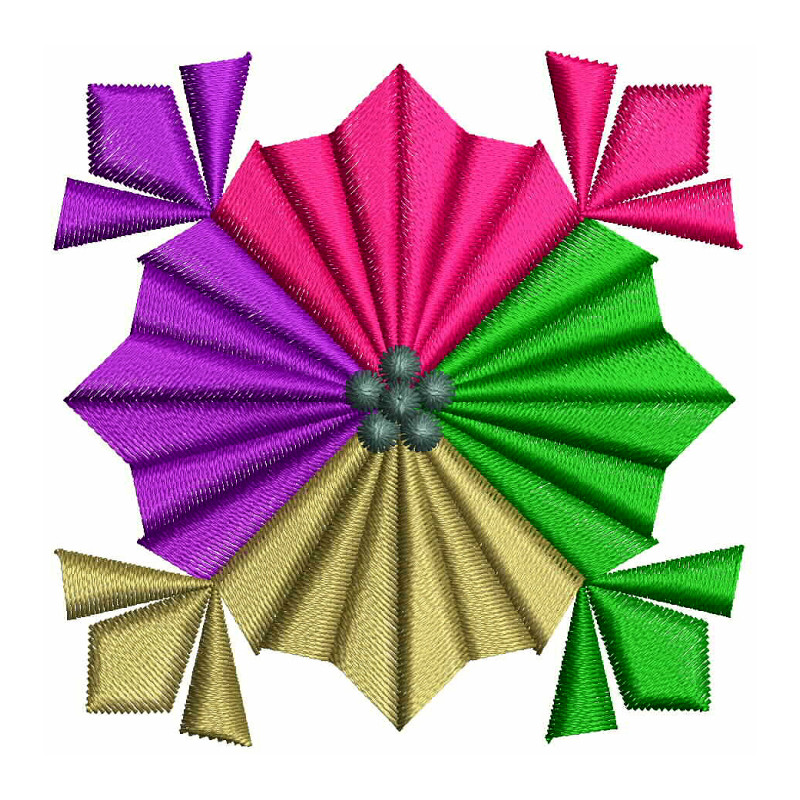 Decorative Applique Embroidery Design 16758