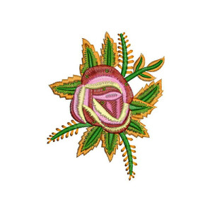 Superb Stylish Rose Pattern Patch