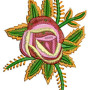 Superb Stylish Rose Pattern Patch