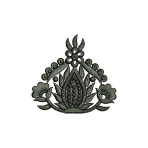 Beautiful Applique Embroidery Design 16911