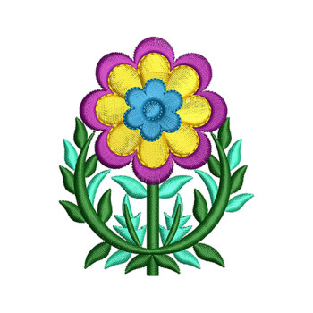 Spring Machine Embroidery Design 17106