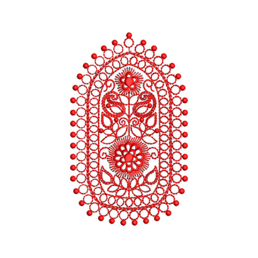 Mirror Embroidery Pattern 17109