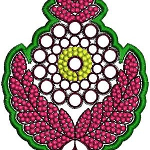 Arabic Ornament Embroidery Design 17110