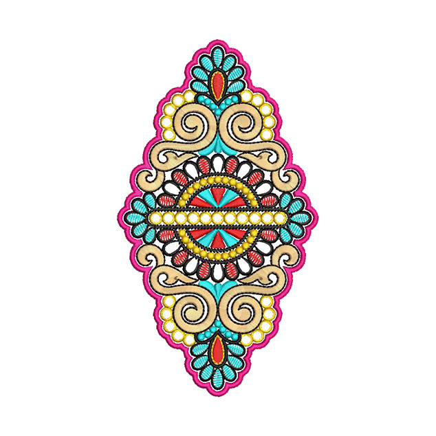 Wedding Rajput Poshak Embroidery Design 17135