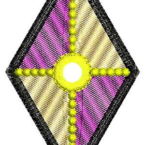 Square Quilt Block Machine Embroidery Design 17142