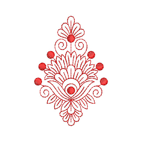 Applique Embroidery Designs For Kurti 17143