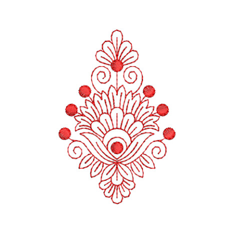 Applique Embroidery Designs For Kurti 17143