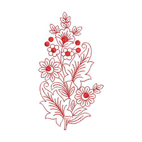 Pure Resham Long Kurti Embroidery Design 17144