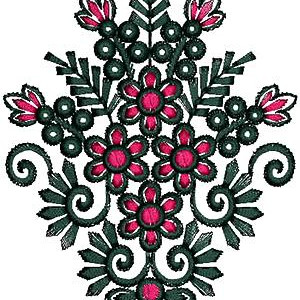 Vintage Mexican Embroidery Design 17146