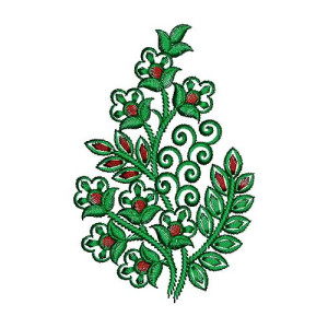 Sewing Small Fabric Embroidery Design 17148