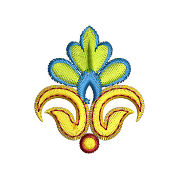 Fabulous Floral Embroidery Design 17154