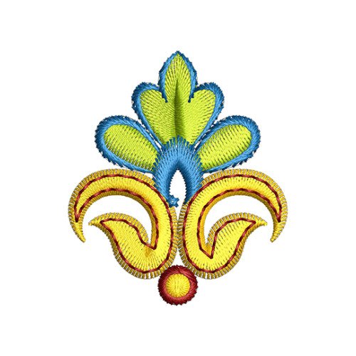 Fabulous Floral Embroidery Design 17154