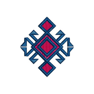 Hmong Pillow Cover Embroidery Design