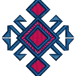 Hmong Pillow Cover Embroidery Design