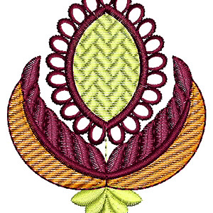 Ethnic Women Blouse Patch Embroidery Design