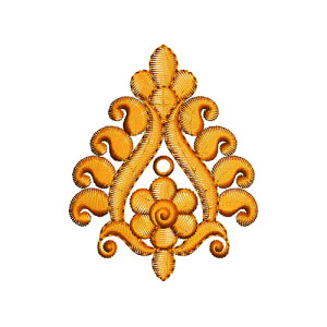 Elegante Sofa Cover Applique Embroidery Design