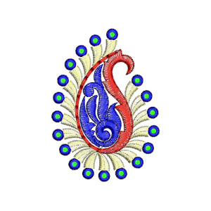 Saree Blouse Patch Embroidery Design